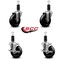 Service Caster 4'' Phenolic Wheel Swivel 1-1/4'' Expand Stem Caster Set 2 Brakes, 4PK SCC-EX20S414-PHS-2-TLB-2-114 - alternate 5